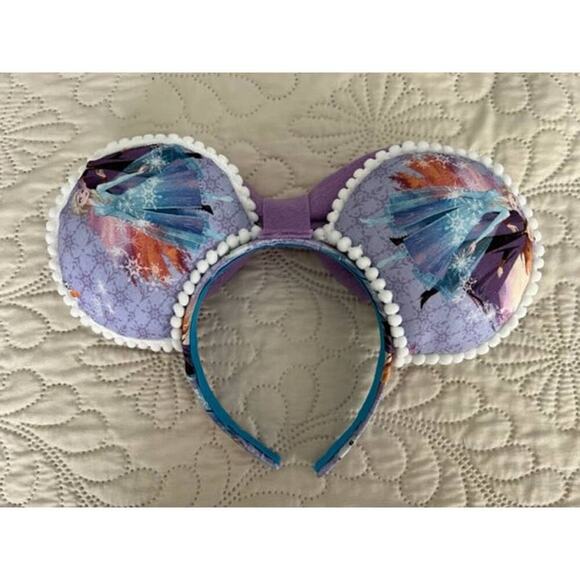 Disney Frozen Anna Elsa Handmade Minnie Ears - Picture 2 of 5